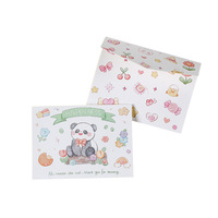 Carte de vœux pliable écologique mignonne, petite carte DIY pour étudiant, Saint-Valentin, Noël, anniversaire, bénédiction