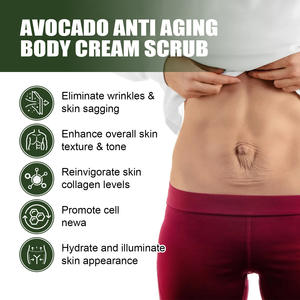 Vente en gros EELHOE Crème de gommage pour le corps à l'avocat facile à utiliser anti-âge pour la peau affaissée et anti-rides - Product Image 4