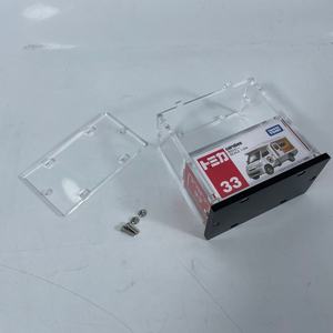 High Clarity Acrylic Rectangle <b>Display</b> <b>Case</b> with Flexible Detachable Design and Silk Screen Print for Model Car Collections - Product Image 4