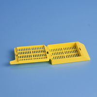 Cassette d'incrustation pour biopsie tissulaire jetable en plastique pour usage en laboratoire, pour la pathologie