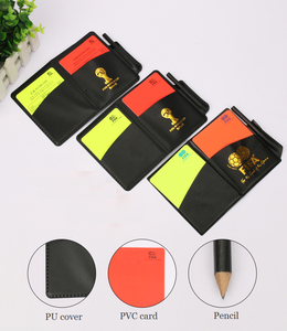 Bán Sỉ Thẻ Trọng Tài Thẻ Cảnh Báo Bóng Đá PVC Sổ Tay Thẻ Trọng Tài Màu Đỏ Hôi Màu Vàng Thiết Bị Tập Luyện Bóng Đá - Product Image 4