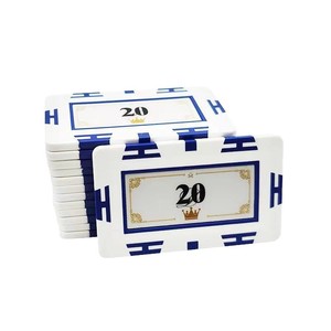 Fichas de Póker de 1000 Unidades, Verdes, Rectangulares, Duraderas, para Uso en Salas de Juego - Product Image 5