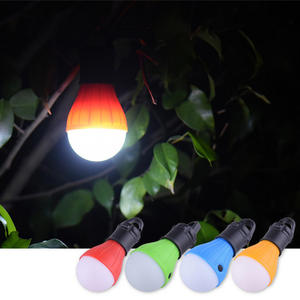 Mini lampe LED portable d'extérieur pour le camping avec crochet, 3 LED, lampe suspendue à économie d'énergie pour tente, fabriquée au Zhejiang - Product Image 2