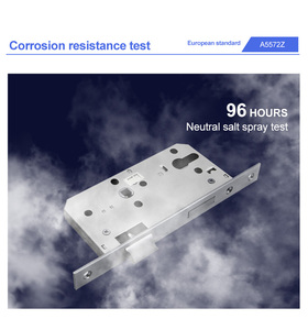 قفل نقر من الفولاذ المقاوم للصدأ حاصل على شهادة CE مع مفتاح متين مضاد للسرقة للاستخدام في المستشفيات المعمارية - Product Image 5