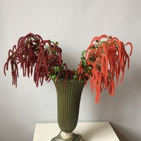 Rangkaian Bunga Artificial Panicum Virgatum Beraroma untuk Dekorasi Ruangan Modern, Buket Grosir untuk Halloween