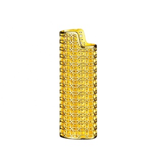 Estuche para Encendedor de Aleación de Zinc con Acabado Metálico Cepillado en Oro, Plata, Negro y Bronce, Listo para Enviar - Product Image 1