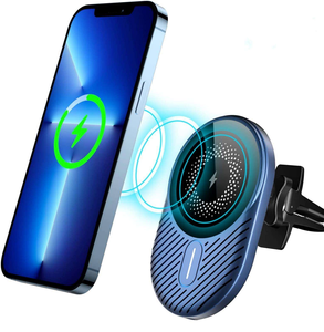 Supporto Magnetico per <span class=keywords><strong>Auto</strong></span> con Caricatore 360° °   <span class=keywords><strong>Caricabatterie</strong></span> Wireless Magnetico Rotante per <span class=keywords><strong>Auto</strong></span>, Compatibile con <span class=keywords><strong>iPhone</strong></span> 17, per Bocchette di Ventilazione - Product Image 6