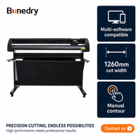 Presse à chaud KI-1350A, traceur de découpe de vinyle 1350 mm (53 pouces) 1260 mm, compatible Signmaster ARTCUT Flexi CorelDraw pour autocollants et décalcomanies