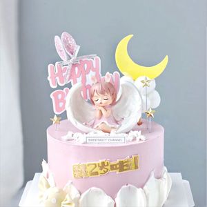 ของตกแต่งเค้กรูปดาวห้าแฉกสีทองน้ำผึ้งและสีหวาน ขนาดเส้นผ่านศูนย์กลาง 1.2 ซม. สำหรับตกแต่งเค้กวันเกิด - Product Image 3