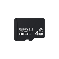 Carte SD/TF/Mini U3 8 Go-128 Go avec logo personnalisé OEM, prix usine, en plastique, pour DVR/GPS/Caméra/Téléphone/MP3, noire