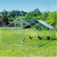 Nouveau poulailler en métal galvanisé, commercial, extérieur, 2x3x2m, haute productivité, garantie 1 an