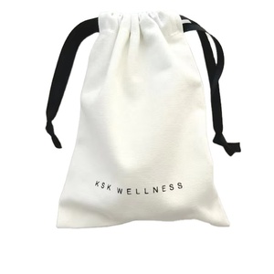 Bolsa de Algodón con Cordón y Código QR Personalizada 30x40 cm, Logotipo 8x30 cm, 10x12 cm, Bolsa de Lona para Almacenamiento, Venta al por Mayor, Bolso de Mano de Colores - Product Image 1