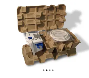 Vassoio o scatola di spedizione protettiva per scatola di polpa personalizzata del produttore per articoli industriali