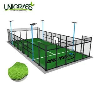 UNI China Großhändler Classic Paddle Court Standard Classic Panorama Tennis Padel Court Fabrik preis