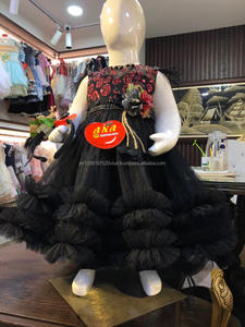 Special Top Frilly Dress with Hairband Amazing Frilly Design Kids Baby Dress - Product Image 2