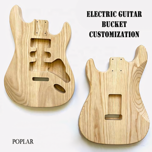 Usine OEM vente en gros corps de guitare en frêne baril de guitare vierge corps de guitare électrique ST inachevé à vendre Tongmu (un type de bois) - Product Image 2
