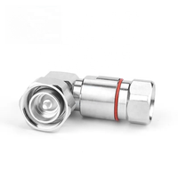 N Typ rechtwinkliger Stecker adapter 1/2 "Flexible Kabel kabel stecker 4,3/10 MINI DIN-Stecker rechtwinkliger HF-Stecker für FTTH-Verwendung