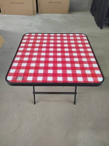 Migliore qualità durevole stile semplice quadrato rotondo tavolo da pranzo pieghevole in legno stallo all'aperto scrivania da pranzo <span class=keywords><strong>mobili</strong></span> per la casa - Product Image 6