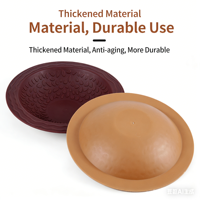 Bassin de bain rond pour tortue, bol d'eau pour reptile semi-aquatique, décoration d'aquarium en plastique pour tortue semi-aquatique