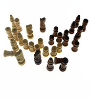 Pièces d'échecs personnalisées Pièces d'échecs en bois de 1 pouce Pièces de pion en bois