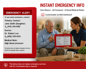 Intelevia - Pantalla Inteligente de Tinta Electrónica de 7 Pulgadas con WiFi, Alerta de Emergencia y Recordatorio de Medicamentos para Personas Mayores, Cuidado de Ancianos, Calendario Digital - Product Image 3