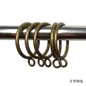 <b>Curtain</b> <b>Rings</b> Gunmetal Color Iron Material Anti Rust Round Shape For <b>Curtain</b> Rods And Shower <b>Curtains</b> - Product Image 4