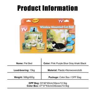 Fijación segura, percha y hamaca para ventana de gatos impermeables sin desorden con ventosa fuerte para gatos grandes - Product Image 3