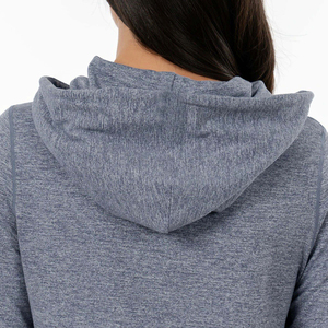 Ropa deportiva con capucha para mujer, chaqueta de entrenamiento de invierno para gimnasio y correr, cuello con capucha y logotipo frontal - Product Image 4