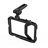 Support de téléphone portable sans fil BT flexible universel pour diffusion en direct en extérieur, stabilisateur de cage à lapin pour prise de vue vidéo portable