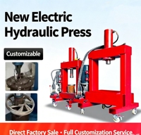 Presse hydraulique à portique compacte pour forgeage et moulage, 30-60 tonnes, avec composants essentiels : moteur, engrenage et roulement