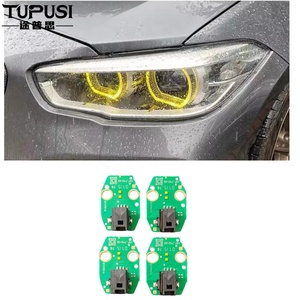 Đèn chạy ban ngày <span class=keywords><strong>LED</strong></span> RGB đa màu sắc kiểu mắt thiên thần mới cho BMW 1Series F20 F21 GTS, màu vàng chanh, tích hợp chip <span class=keywords><strong>DRL</strong></span> - Product Image 1