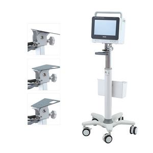 Carrito Médico Little Babi con Monitor, Superficie de Aleación de Aluminio, Ajustable, Móvil, para Uso Hospitalario - Product Image 2