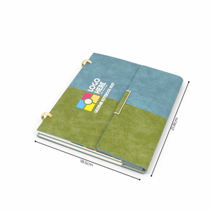 Business Planner Corporate Gift OEM Manufacturer Custom Logo PU Leather <b>Ring</b> <b>Binder</b> Desk Calendar Notebook Refillable 3 in 1 - Product Image 5