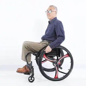 Liberação rápida Rodas Cadeira de Rodas Cadeira de Rodas De Fibra De Carbono Leve Esportes Profissionais de Dança S008