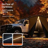 Auvent latéral universel pour voiture, tente de douche imperméable 420D, abri pliable pour toit de voiture, pour camping, SUV, 4x4, overlanding