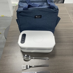 Boîte à lunch électrique USB 1L, récipient alimentaire chauffant sans fil portable pour l'extérieur - Product Image 2