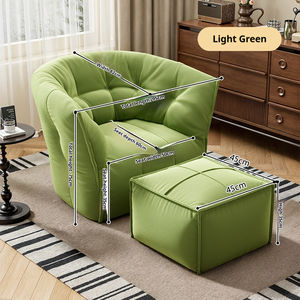 <span class=keywords><strong>Poltrona</strong></span> Nordica di Alta Qualità, Comoda Sedia Moderna per Soggiorno con Cuscino, <span class=keywords><strong>Poltrona</strong></span> Decorativa - Product Image 2