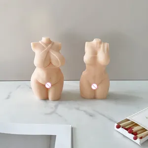 3D costume da bagno corpo femminile stampo per candele in resina siliconica, figura Curvy corpo donna Sexy per fare resina epossidica sapone candela