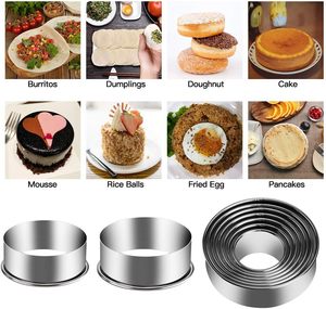 Bview NGHỆ THUẬT 12-Piece <span class=keywords><strong>Cookie</strong></span> <span class=keywords><strong>cutter</strong></span> Set vòng tròn Pastry Máy Cắt & Donut Vòng khuôn mẫu cho nướng bánh ngọt & bánh rán cho các nghệ sĩ - Product Image 3