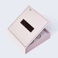 Boîtes vides en papier pour faux cils Outils cosmétiques de couleur rose avec logo personnalisé