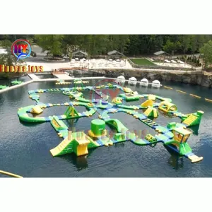 floating water parks Jump game lake water games park water ring game toy