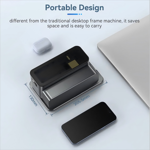 Máquina Marcadora Láser de Diodo Digital Plegable de Sobremesa HLONGDA Z3, Precisión de 0.05mm, Área de Trabajo de 80x80mm, Refrigeración por Aire, para Plástico y Madera - Product Image 3