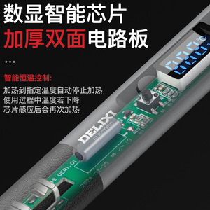 Soldador Eléctrico Delixi 220V, Mini Pluma de Cerámica, Herramienta de Reparación para Electrónica - Product Image 3