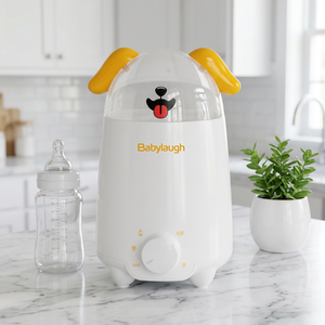 Chauffe-biberon électrique portable intelligent à faible bruit pour bébé, marque privée, 4 modes, multifonction, avec stérilisateur - Product Image 1