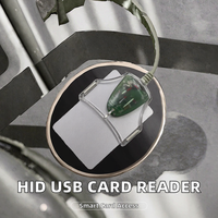 Lecteur de cartes à puce USB OMNIKEY 3021 en ABS, protocole ISO7816, encodeur de cartes de bureau compatible avec tous les principaux systèmes d'exploitation