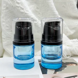 30ml 스킨 케어 블루 컬러 화장품 파운데이션 리퀴드 로션 펌프 병