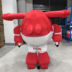 Disfraz Inflable <span class=keywords><strong>de</strong></span> Jet <span class=keywords><strong>de</strong></span> Dibujos Animados para Niños, Traje Inflable <span class=keywords><strong>de</strong></span> Avión Rojo para Adultos, Cosplay <span class=keywords><strong>de</strong></span> Halloween, Eventos <span class=keywords><strong>Infantiles</strong></span> - Product Image 5