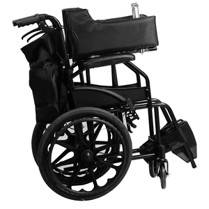 Kursi roda lipat Portable, kursi roda listrik ringan - Product Image 6