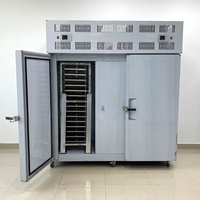 Congélateur rapide à double système indépendant, 30 plateaux, congélateur à air en acier inoxydable 304, congélateur sans givre