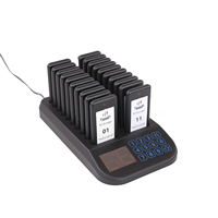 Système de téléavertisseur sans fil pour restaurant Système d'appel sans fil à écran tactile pour le café Restaurant Guest Queue Pager System